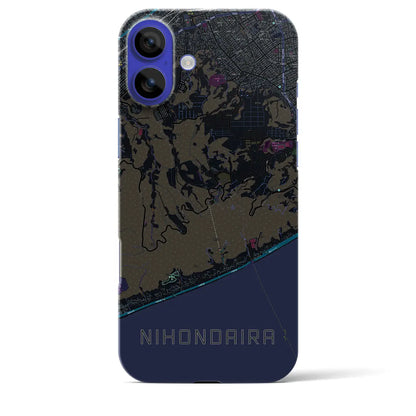 【日本平（静岡県）】地図柄iPhoneケース（バックカバータイプ）