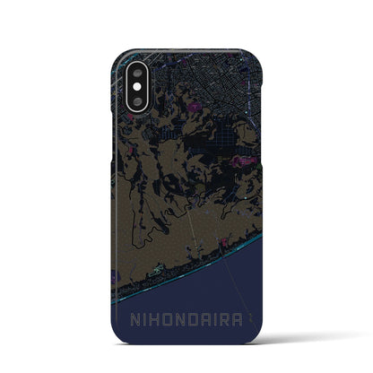 【日本平（静岡県）】地図柄iPhoneケース（バックカバータイプ）