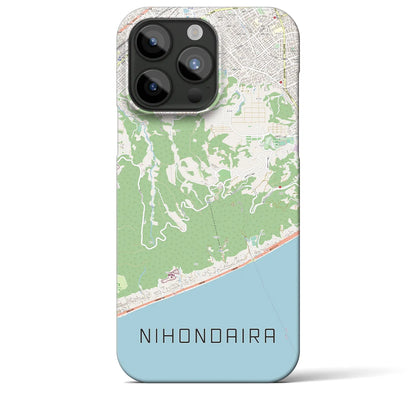【日本平（静岡県）】地図柄iPhoneケース（バックカバータイプ）