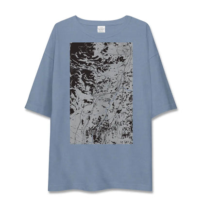 【二本松（福島県）】地図柄ビッグシルエットTシャツ