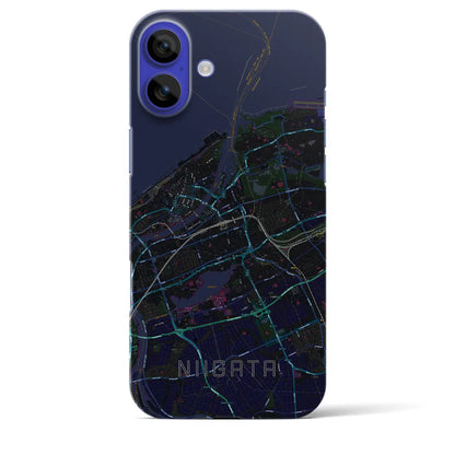 【新潟（新潟県）】地図柄iPhoneケース（バックカバータイプ）