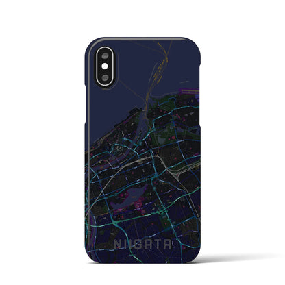 【新潟（新潟県）】地図柄iPhoneケース（バックカバータイプ）