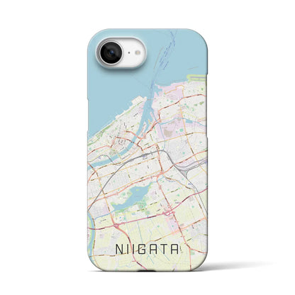 【新潟（新潟県）】地図柄iPhoneケース（バックカバータイプ）