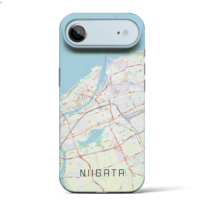【新潟（新潟県）】地図柄iPhoneケース（バックカバータイプ）