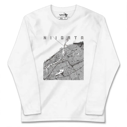 【新潟（新潟県）】地図柄ロングスリーブTシャツ