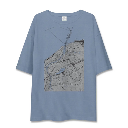 【新潟（新潟県）】地図柄ビッグシルエットTシャツ