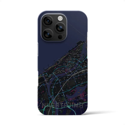 【新潟島（新潟県）】地図柄iPhoneケース（バックカバータイプ）