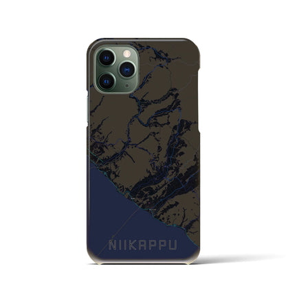 【新冠（北海道）】地図柄iPhoneケース（バックカバータイプ）