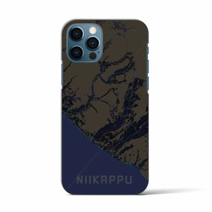 【新冠（北海道）】地図柄iPhoneケース（バックカバータイプ）