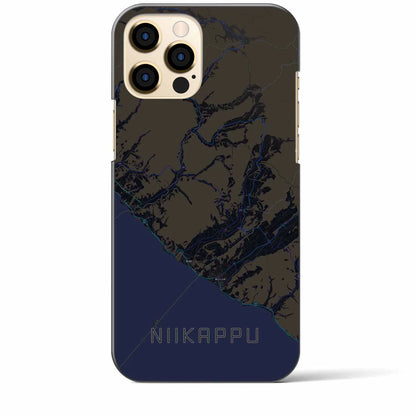 【新冠（北海道）】地図柄iPhoneケース（バックカバータイプ）