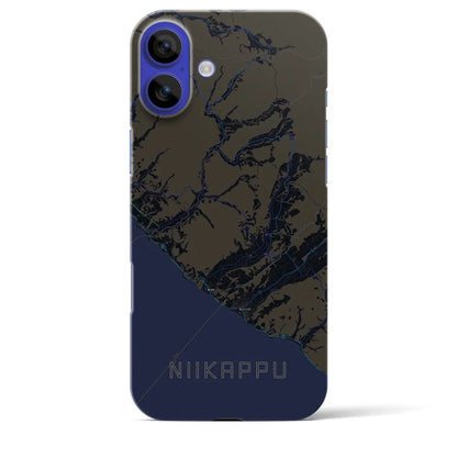 【新冠（北海道）】地図柄iPhoneケース（バックカバータイプ）