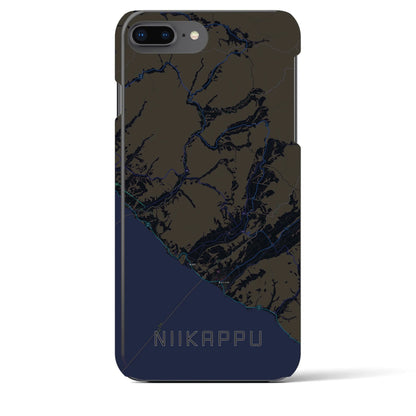 【新冠（北海道）】地図柄iPhoneケース（バックカバータイプ）