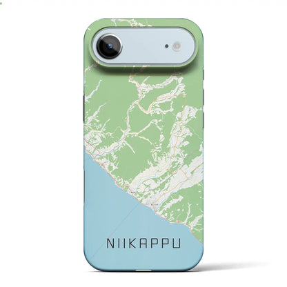 【新冠（北海道）】地図柄iPhoneケース（バックカバータイプ）