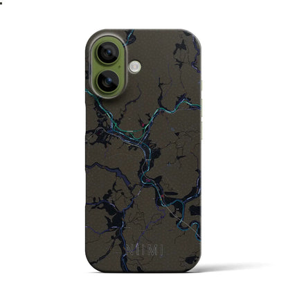 【新見（岡山県）】地図柄iPhoneケース（バックカバータイプ）