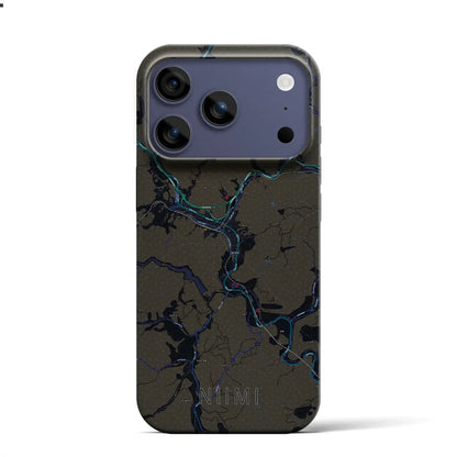 【新見（岡山県）】地図柄iPhoneケース（バックカバータイプ）