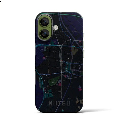 【新津（新潟県）】地図柄iPhoneケース（バックカバータイプ）