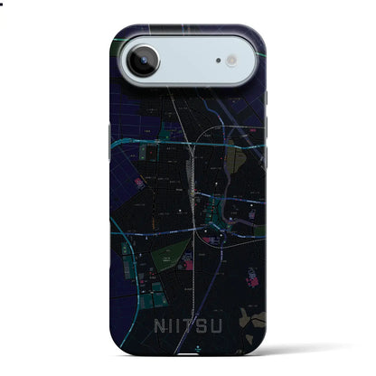 【新津（新潟県）】地図柄iPhoneケース（バックカバータイプ）