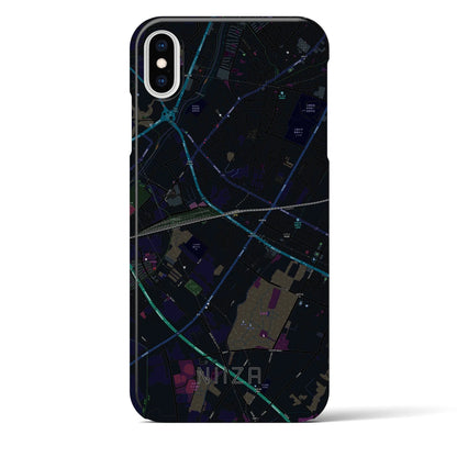 【新座（埼玉県）】地図柄iPhoneケース（バックカバータイプ）