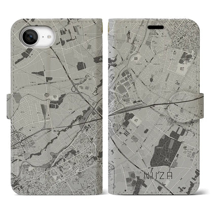 【新座（埼玉県）】地図柄iPhoneケース（手帳タイプ）