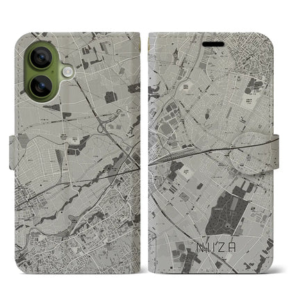 【新座（埼玉県）】地図柄iPhoneケース（手帳タイプ）