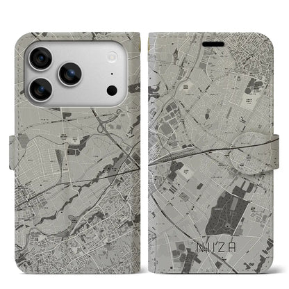 【新座（埼玉県）】地図柄iPhoneケース（手帳タイプ）