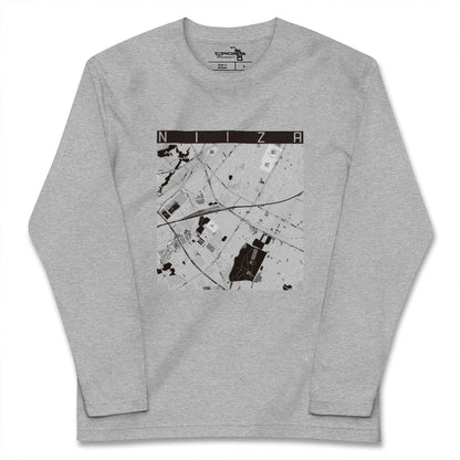 【新座（埼玉県）】地図柄ロングスリーブTシャツ
