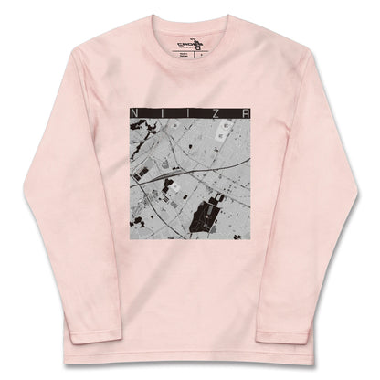 【新座（埼玉県）】地図柄ロングスリーブTシャツ