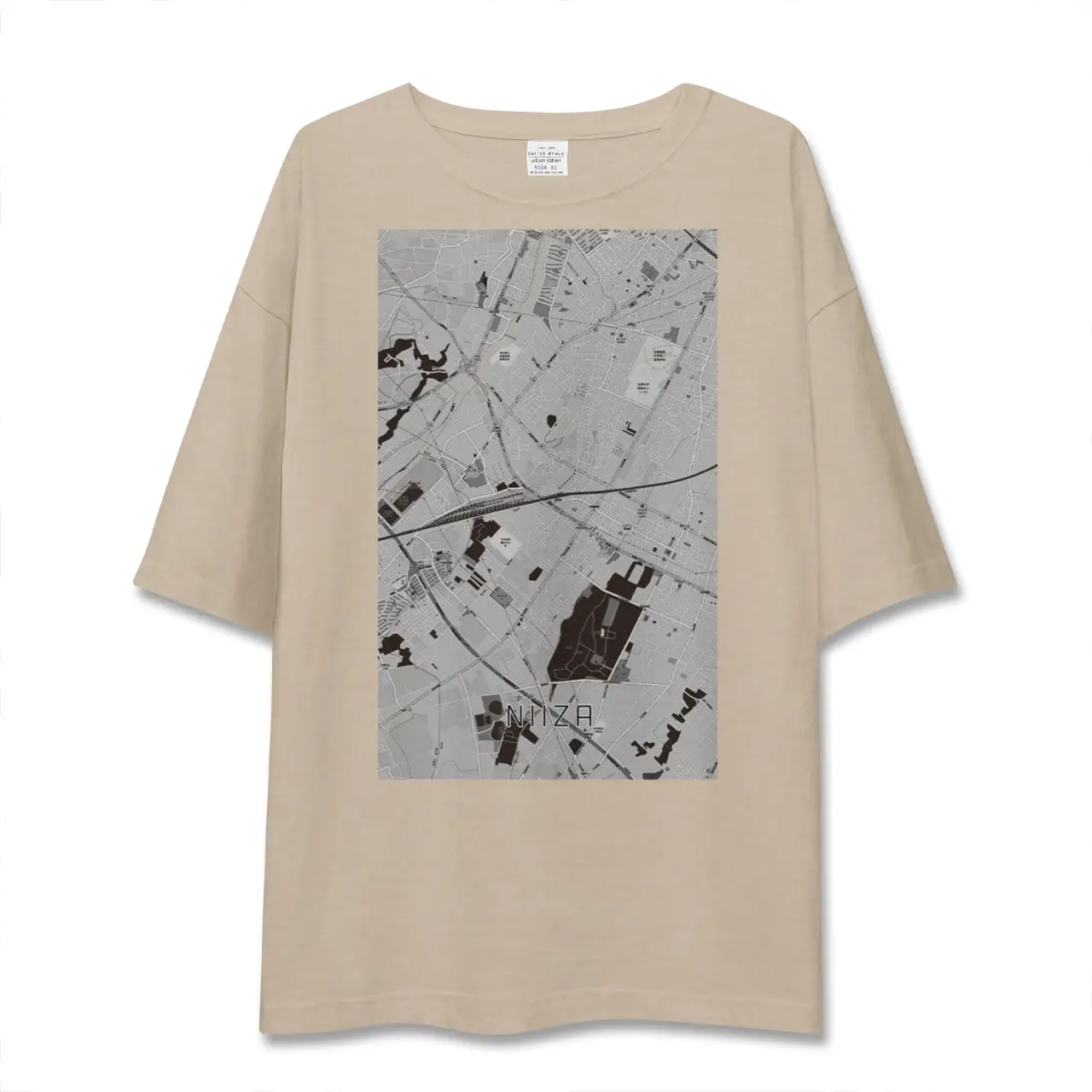 【新座（埼玉県）】地図柄ビッグシルエットTシャツ