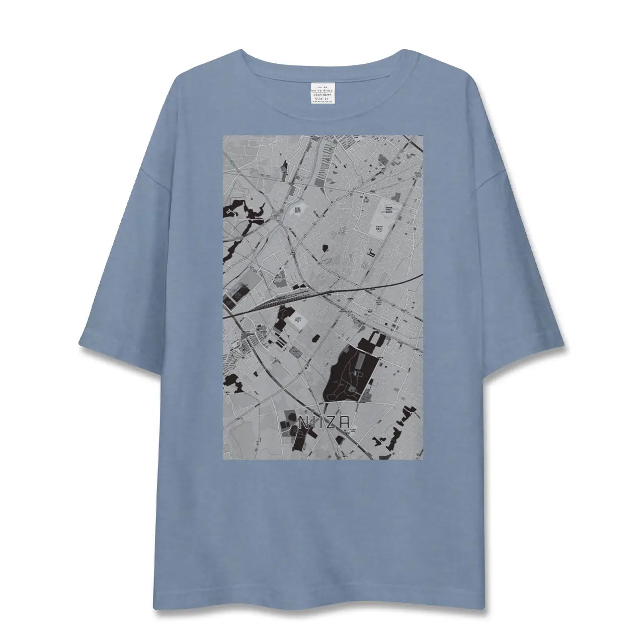 【新座（埼玉県）】地図柄ビッグシルエットTシャツ