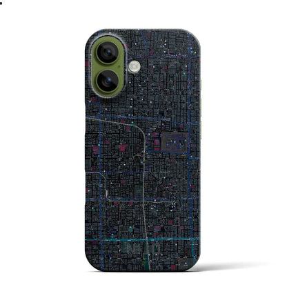 【二条（京都府）】地図柄iPhoneケース（バックカバータイプ）