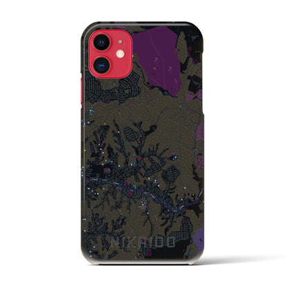 【二階堂（神奈川県）】地図柄iPhoneケース（バックカバータイプ）