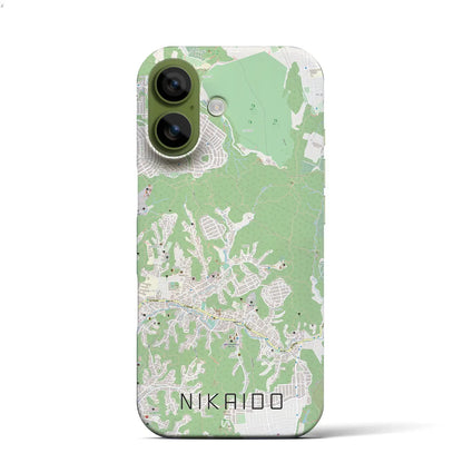 【二階堂（神奈川県）】地図柄iPhoneケース（バックカバータイプ）