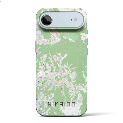 【二階堂（神奈川県）】地図柄iPhoneケース（バックカバータイプ）