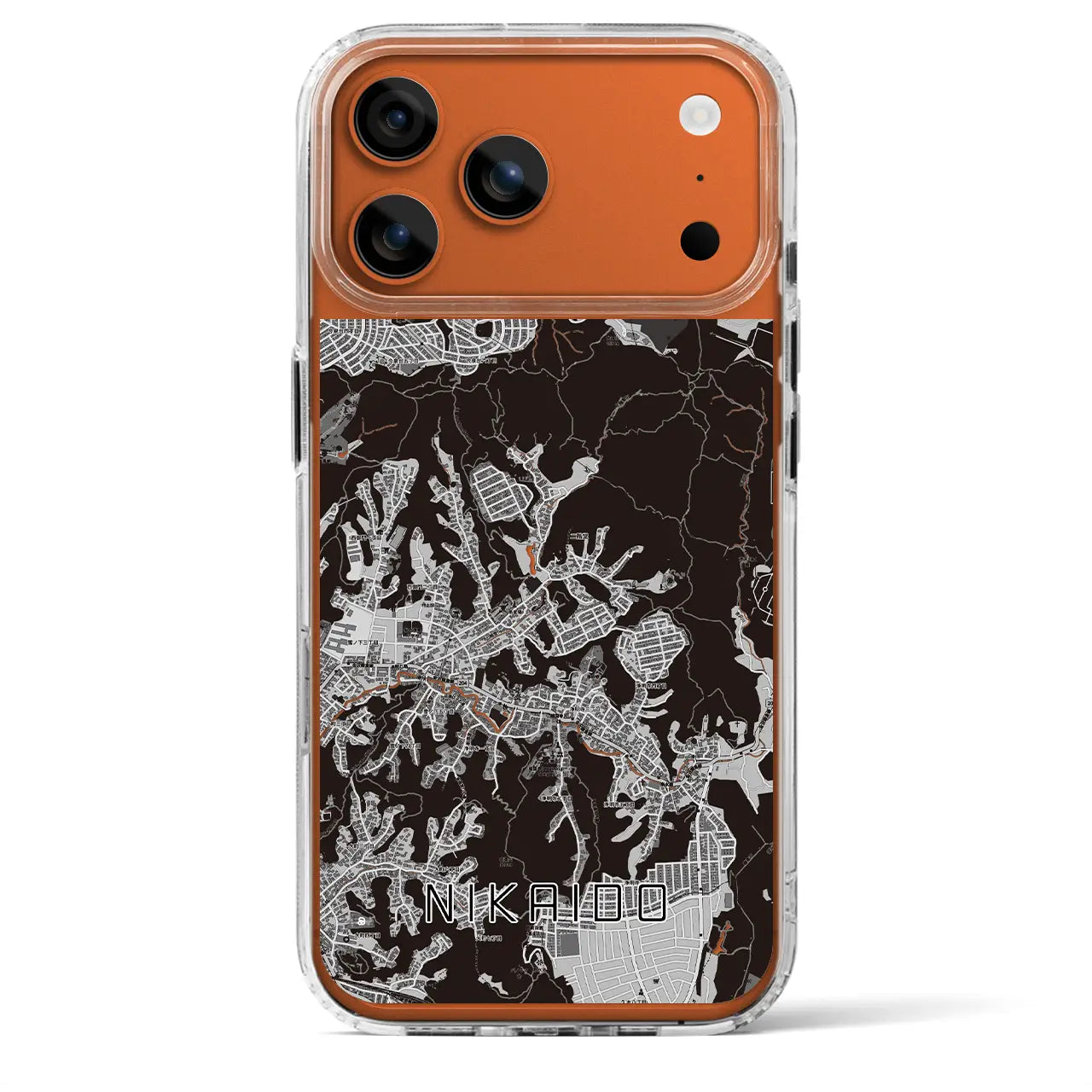 【二階堂（神奈川県）】地図柄iPhoneケース（MagSafeタイプ）