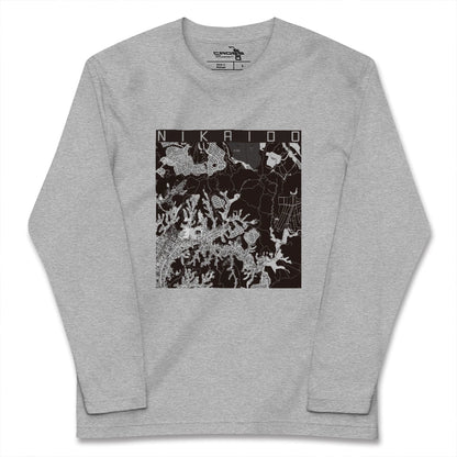 【二階堂（神奈川県）】地図柄ロングスリーブTシャツ
