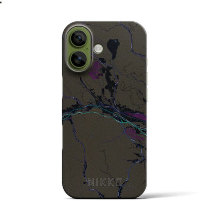 【日光（栃木県）】地図柄iPhoneケース（バックカバータイプ）