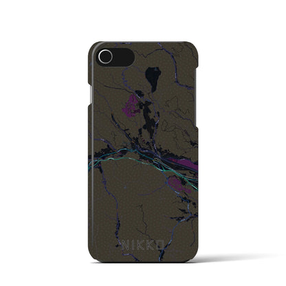 【日光（栃木県）】地図柄iPhoneケース（バックカバータイプ）