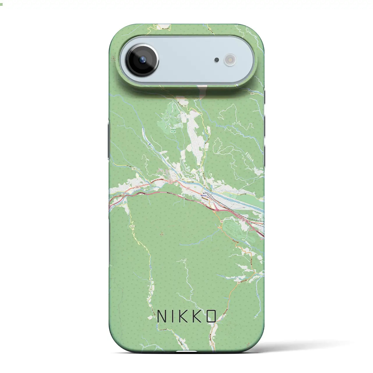 【日光（栃木県）】地図柄iPhoneケース（バックカバータイプ）