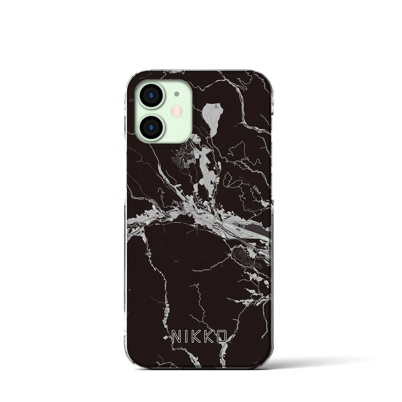 【日光（栃木県）】地図柄iPhoneケース（クリアタイプ）