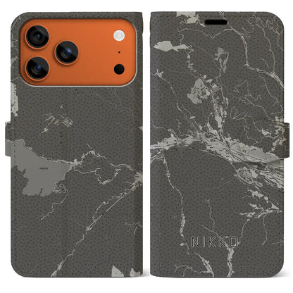 【日光（栃木県）】地図柄iPhoneケース（手帳タイプ）