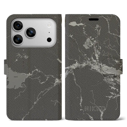 【日光（栃木県）】地図柄iPhoneケース（手帳タイプ）