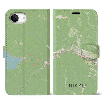 【日光（栃木県）】地図柄iPhoneケース（手帳タイプ）