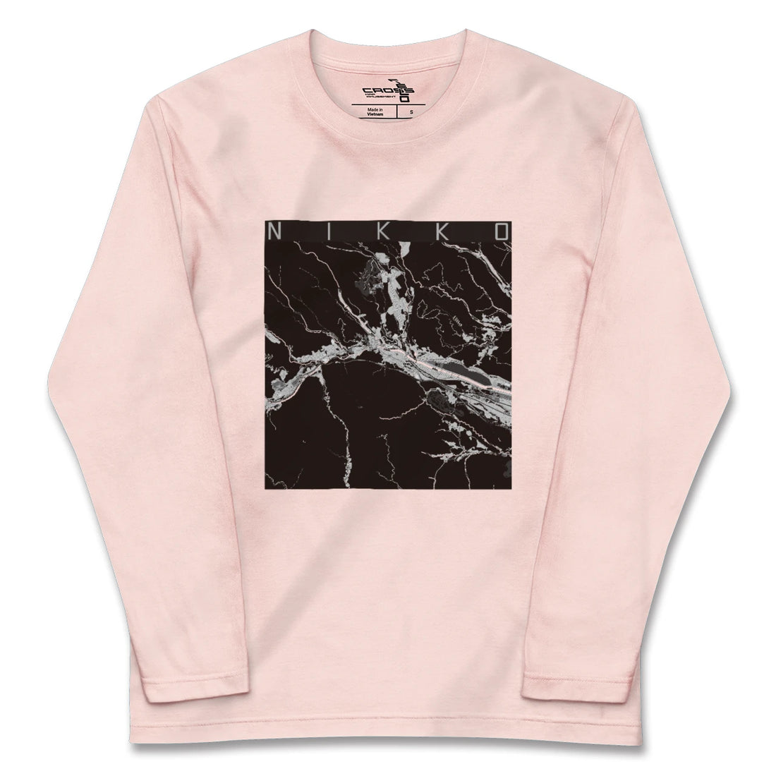 【日光（栃木県）】地図柄ロングスリーブTシャツ