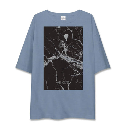 【日光（栃木県）】地図柄ビッグシルエットTシャツ