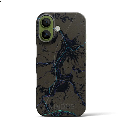 【二戸（岩手県）】地図柄iPhoneケース（バックカバータイプ）