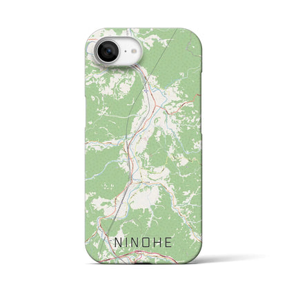 【二戸（岩手県）】地図柄iPhoneケース（バックカバータイプ）