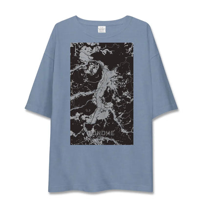 【二戸（岩手県）】地図柄ビッグシルエットTシャツ