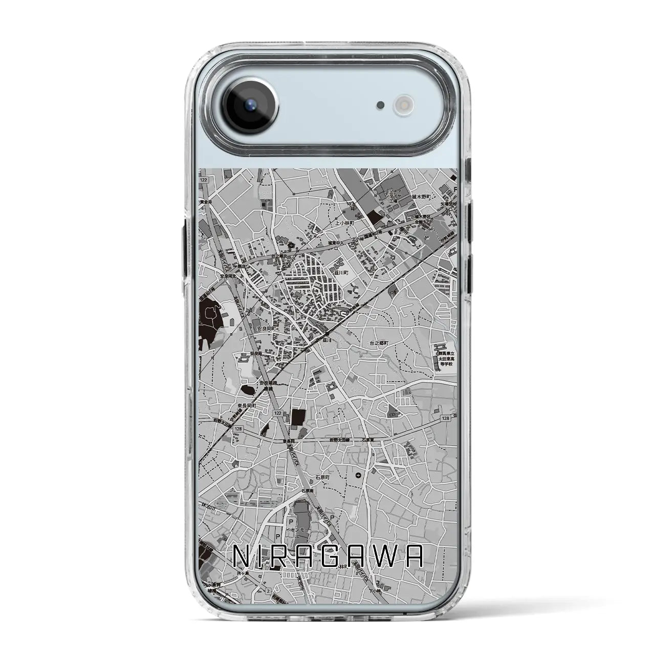 【韮川（群馬県）】地図柄iPhoneケース（MagSafeタイプ）