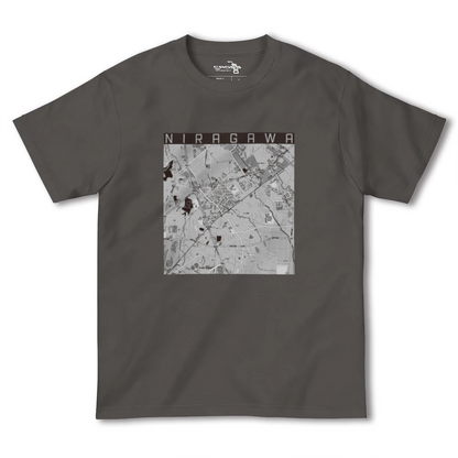 【韮川（群馬県）】地図柄ヘビーウェイトTシャツ