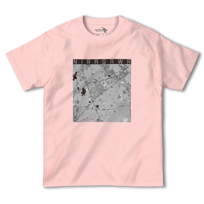 【韮川（群馬県）】地図柄ヘビーウェイトTシャツ